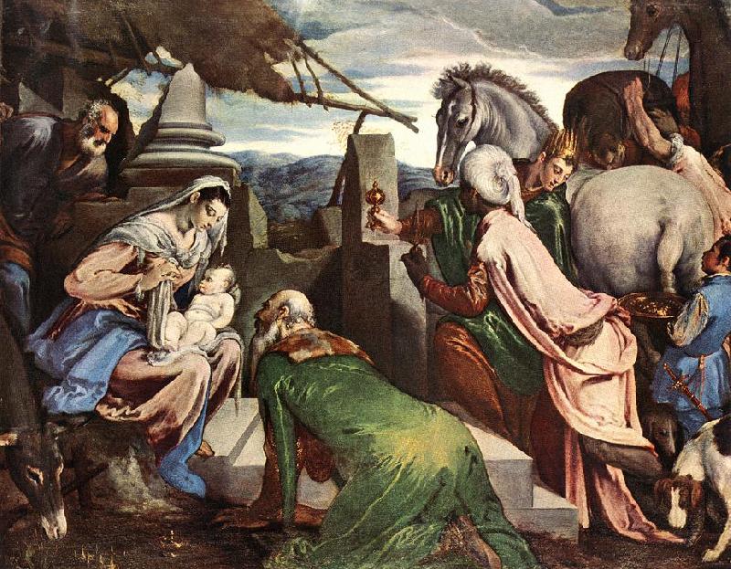 BASSANO, Jacopo The Three Magi ww Germany oil painting art